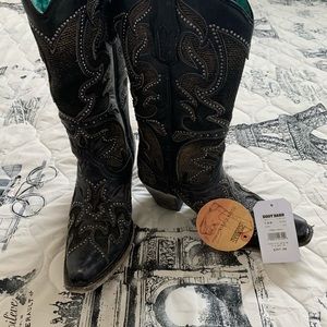 Corral Black Cowboy Boots